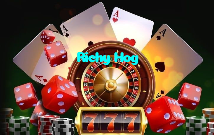 Richy Hog casino presented on mobile device in Pakistan with slots and live games